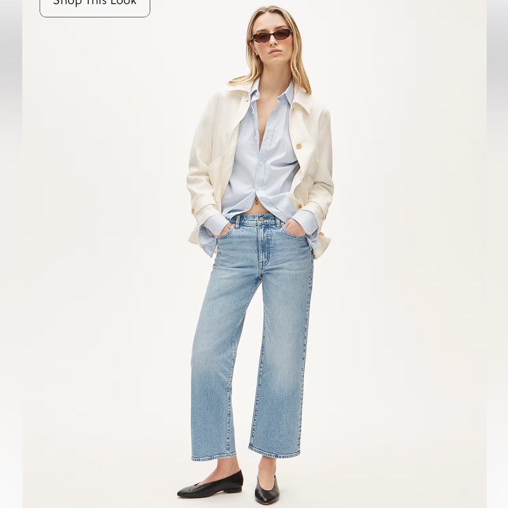 J Crew Slim Wide Leg Jean